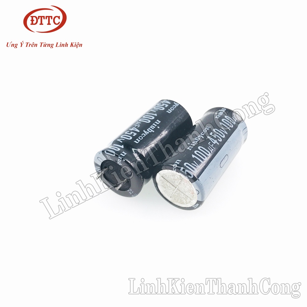 Tụ 100uF 450V cũ (18x35mm)