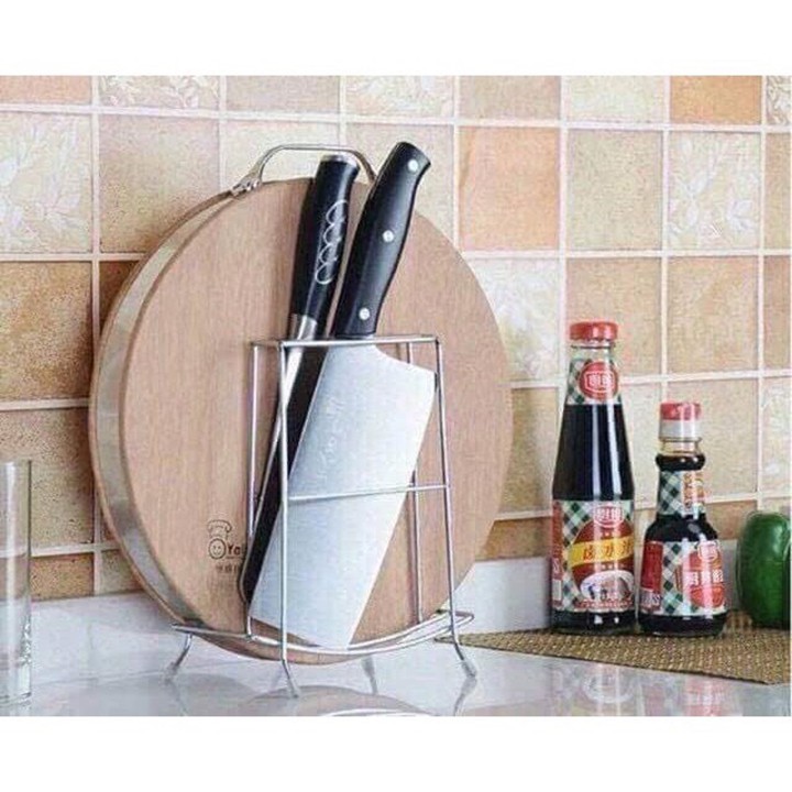 Giá để dao, thớt, vung, kệ để dao thớt inox đa năng