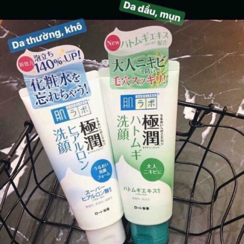 Sữa rửa mặt tạo bọt Hada labo