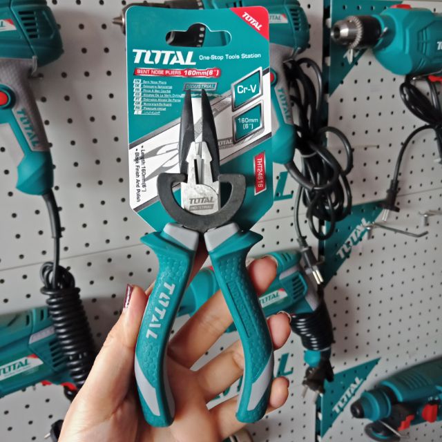 6" Kìm nhọn mũi cong Total THT24616
