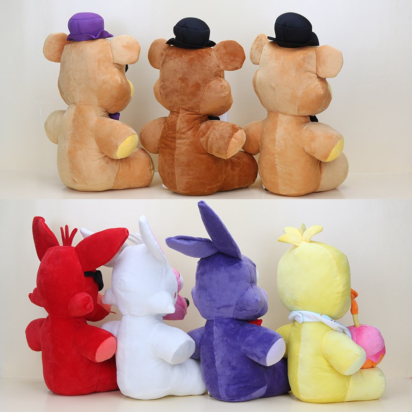 Thú Nhồi Bông Hình Gấu Bonnie Chica Foxy 45Cm Mềm Mại Cho Trẻ Em