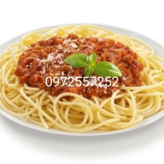 Gói mỳ spaghetti, mỳ ý sợi tròn