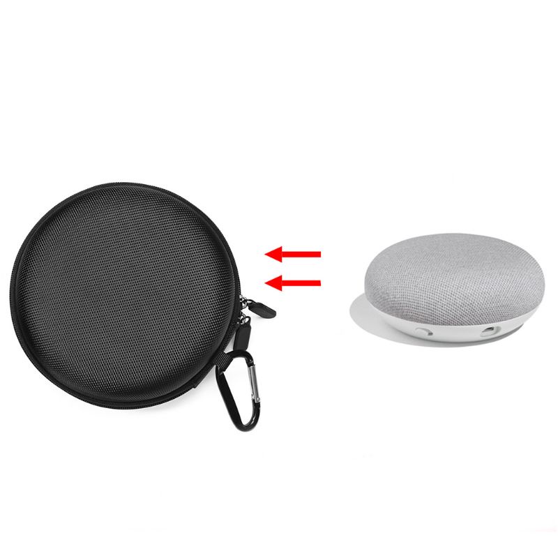 Túi Đựng Bảo Vệ Loa Bluetooth Google Home Mini For B &amp; O Beoplay A1 Bằng Nylon Màu Đen