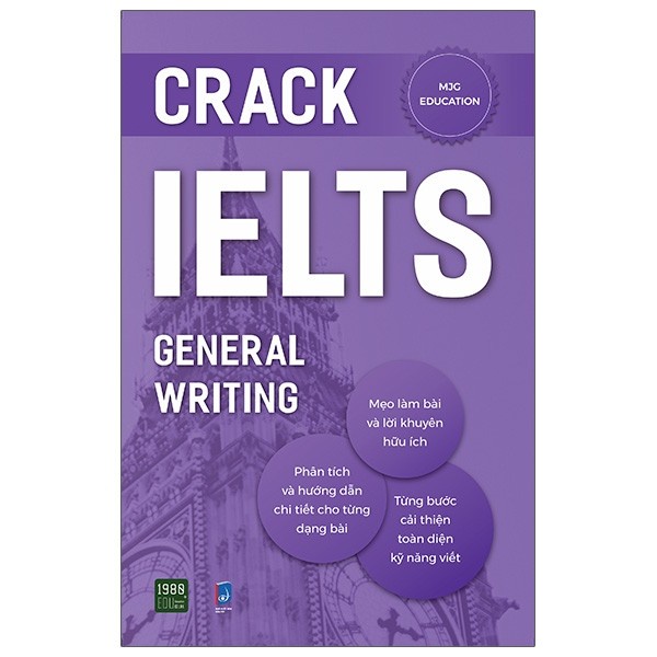 Sách - Combo 2 cuốn: Crack Ielts general writing + IELTS No Vocab - No Worries!