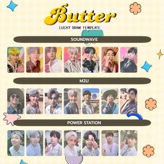 Card lucky draw Butter BTS official