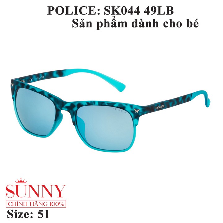 Kính mát chính hãng Police SK044 màu sắc thời trang, thiết kế dễ đeo bảo vệ mắt