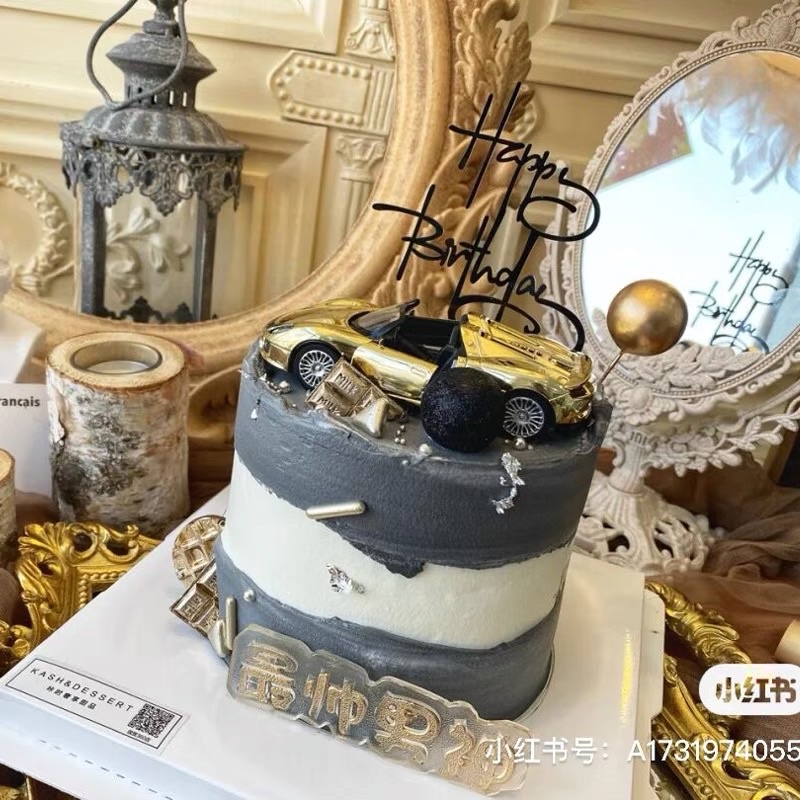 Xe Hơi Thể Thao Trang Trí Bánh