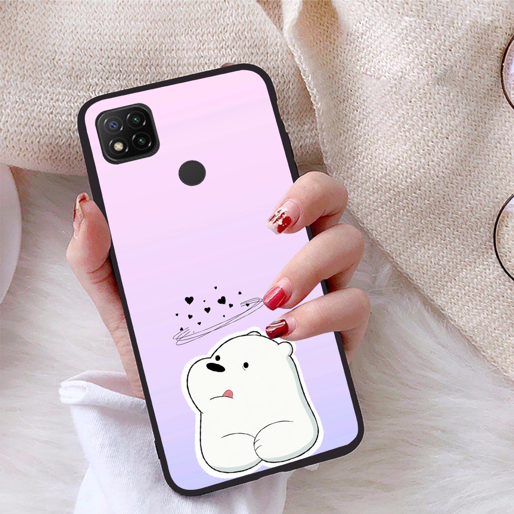 Ốp lưng Xiaomi Redmi 9C viền dẻo TPU BST Gia Đình Nhà Gấu