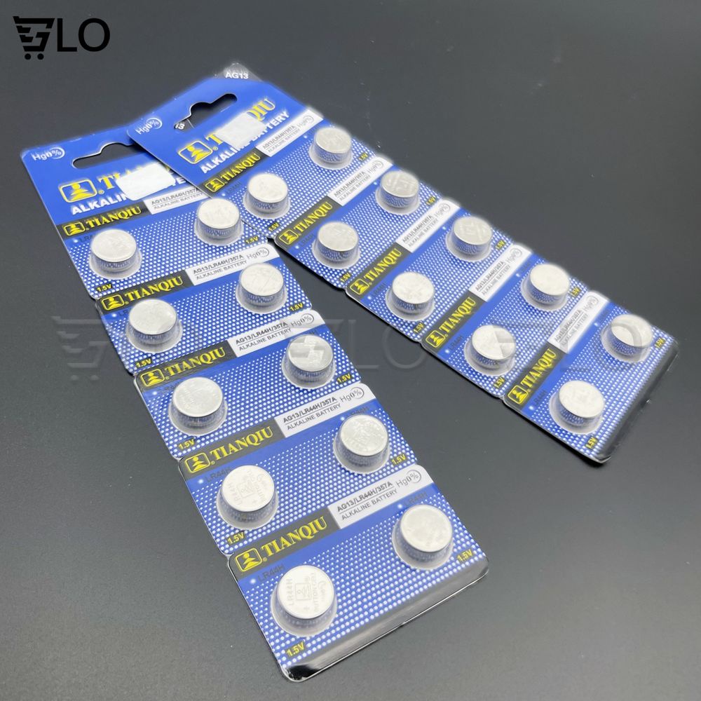 Vỉ 10 Viên Pin AG13, LR44, A76 Alkaline