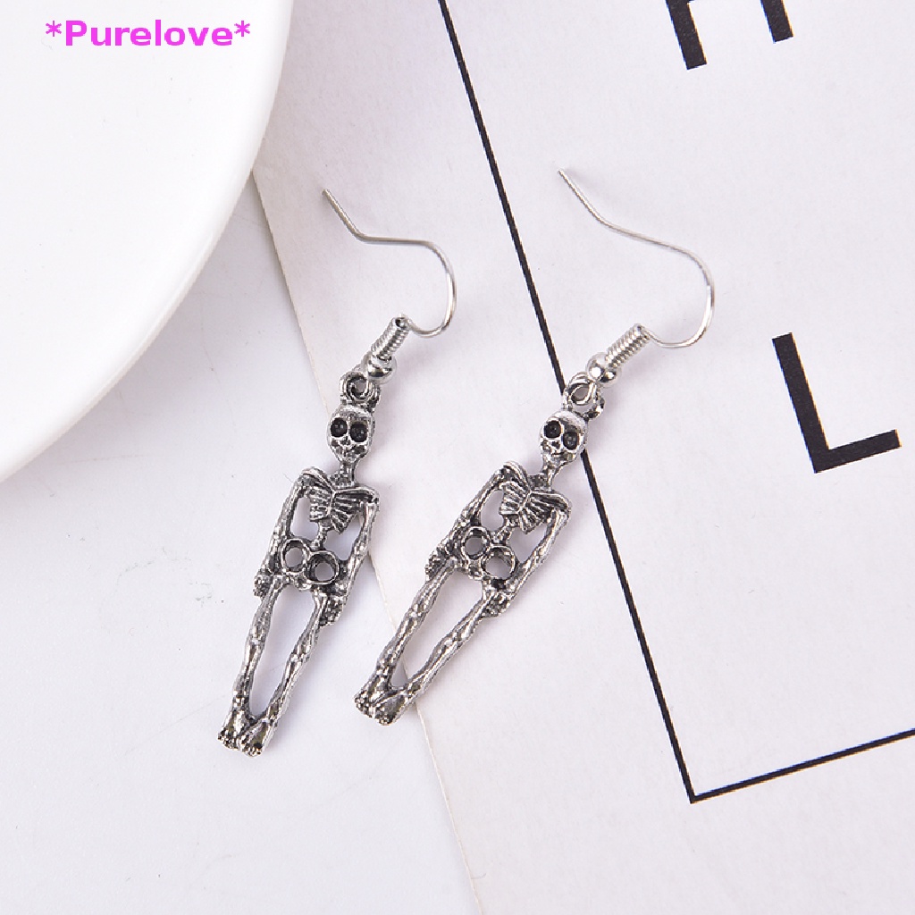 Bông Tai Hình Bộ Xương Phong Cách Vintage Dành Cho Nữ Mới