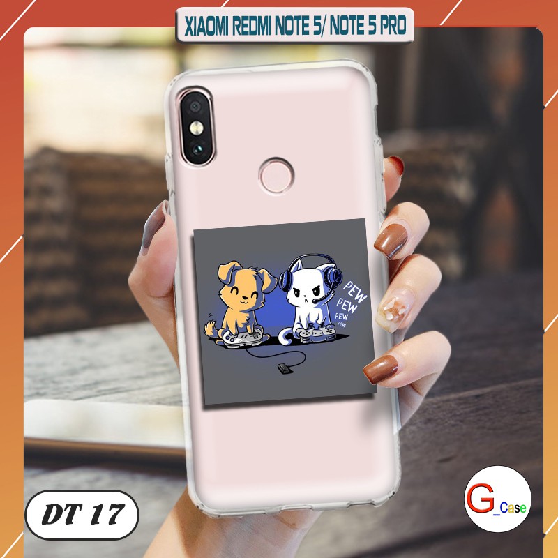 Ốp lưng XIAOMI REDMI NOTE 5/ NOTE 5 PRO dẻo trong in hình
