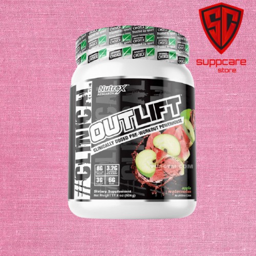 Outlift | Preworkout Nutrex Outlift  20 Lần Dùng - Tăng Sức Mạnh - Chính Hãng - Suppcare