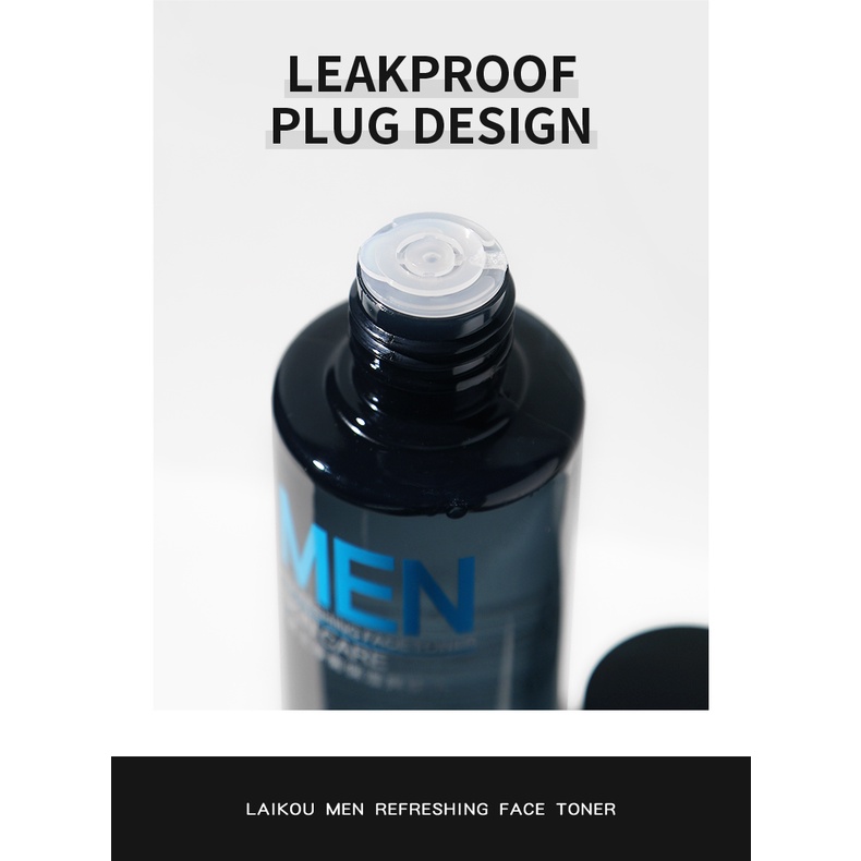 Nước cân bằng da LAIKOU giúp làm trắng và thu nhỏ lỗ chân lông cho nam giới 160ml