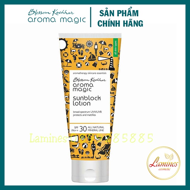 Kem Chống Nắng Aromamagic Cho Da Thường Và Da Hỗn Hợp SPF30 | Aroma Magic Sunblock Lotion 100gr