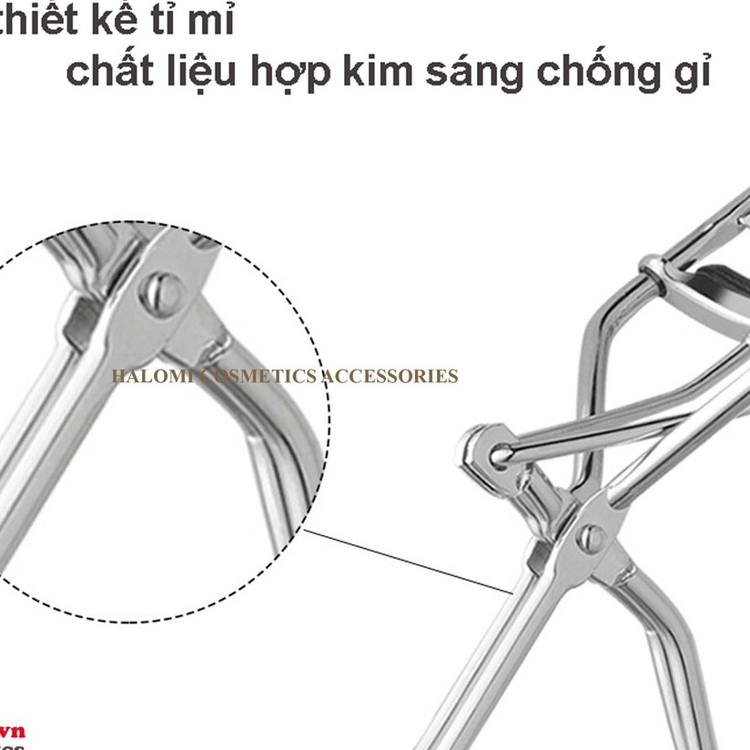 Kẹp Bấm Mi Siêu Cong Chính Hãng Beauty Bằng Inox Cao Cấp Bấm Êm Tặng Kèm 1 Đệm Kẹp