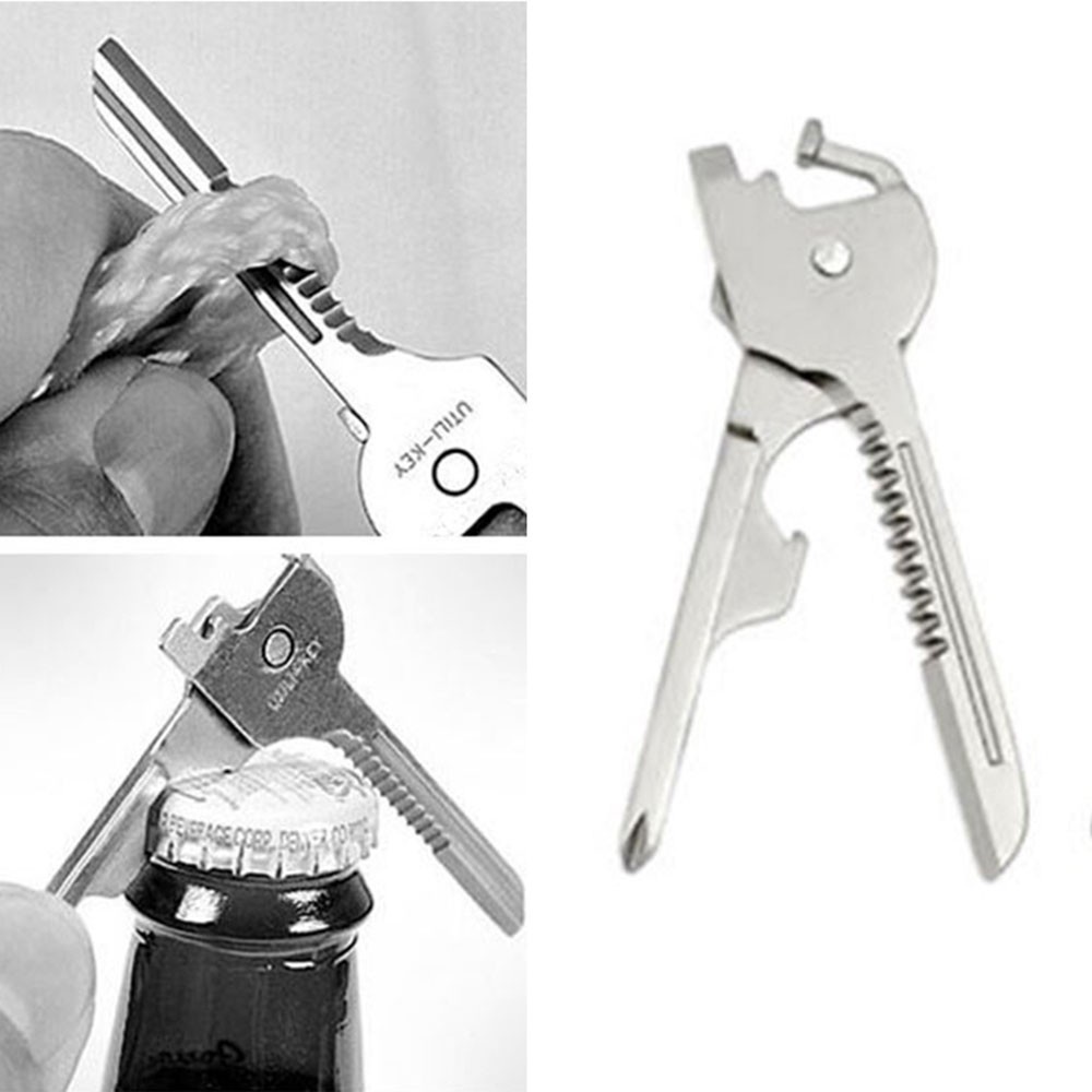 Móc Khóa Kèm Tuốc Nơ Vít Đa Năng 6 Trong 1