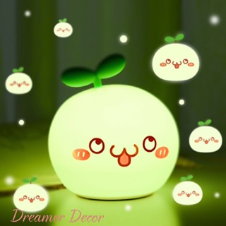 ĐÈN CỦ CẢI ĐỔI MÀU CUTE
