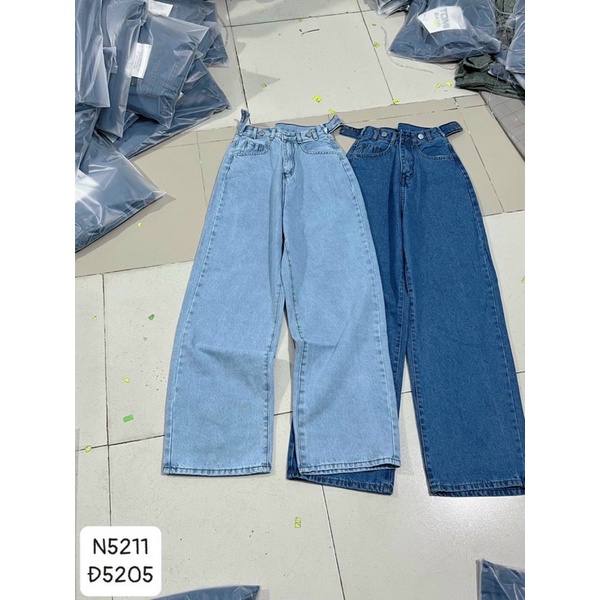 Quần jeans baggy mã 3202, 3132, 5211, 5172 lưng siêu cao ống rộng dài