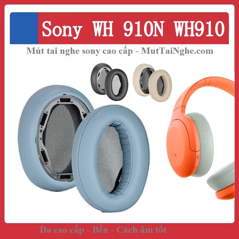 Mút đệm tai nghe sony wh910 cao cấp