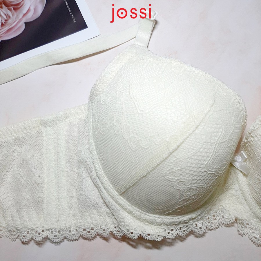 Áo lót Jossi 047 ren mút mỏng cúp nguyên, 3 móc, túi độn (bỏ được miếng mút độn khi cần nâng ngực) | BigBuy360 - bigbuy360.vn