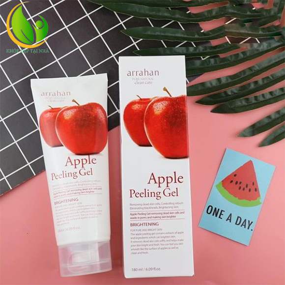 [CHÍNH HÃNG] Gel tẩy tế bào chết táo đỏ Arrahan Apple White Peeling Gel 180ml (Hàn Quốc)