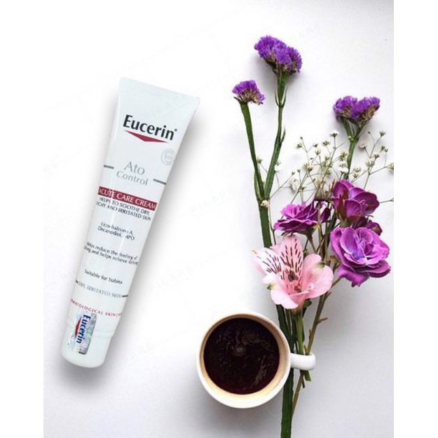 Eucerin Kem dưỡng ngăn ngừa dị_ứng giai đoạn bùng phát AtoControl Acute Care 40ml