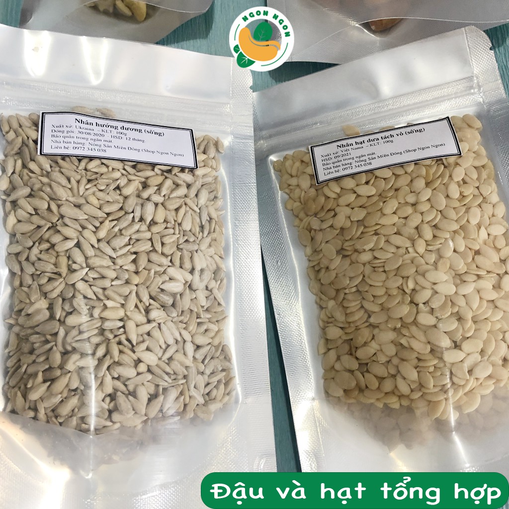 Đậu và hạt nấu sữa tổng hợp 100g