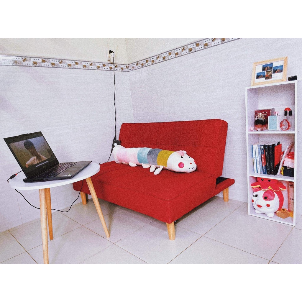 Sofa mini size 1m2 thương hiệu HOFU FURNITURE với 3 chức năng và chân inox lắp ráp tiện lợi