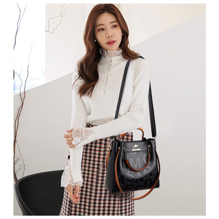 Túi xách Chuwanglin bằng da PU cỡ lớn thời trang dành cho nữ