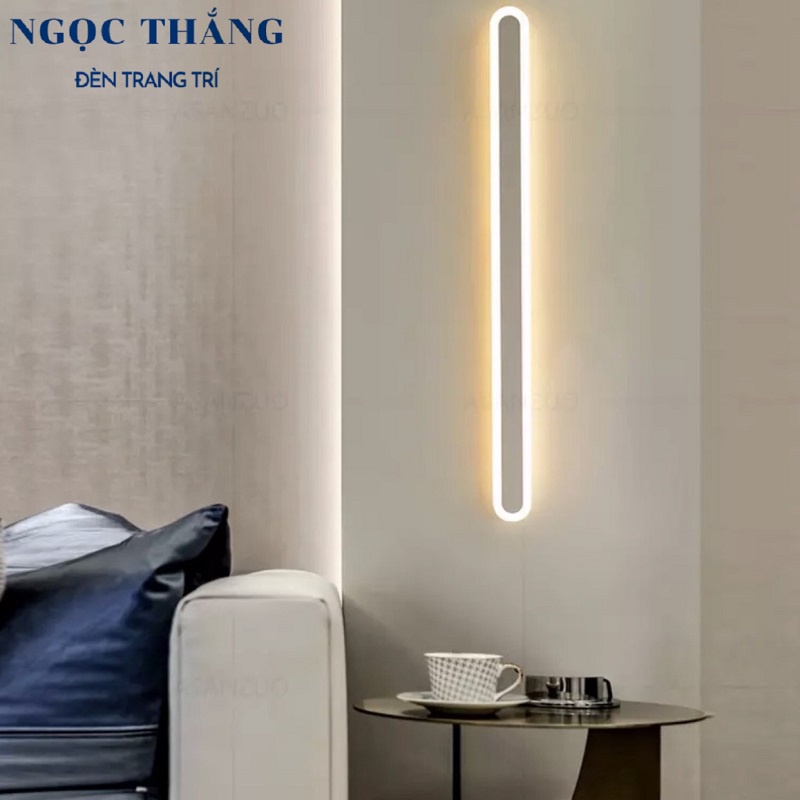 Đèn Led treo tường ốp tường 60cm trang trí trong nhà cầu thang Led 25W 3 chế độ màu GT369 Ngọc Thắng