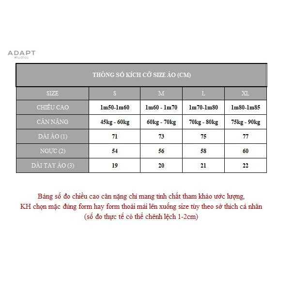 Áo thun Unisex Local Brand ADAPT | BigBuy360 - bigbuy360.vn