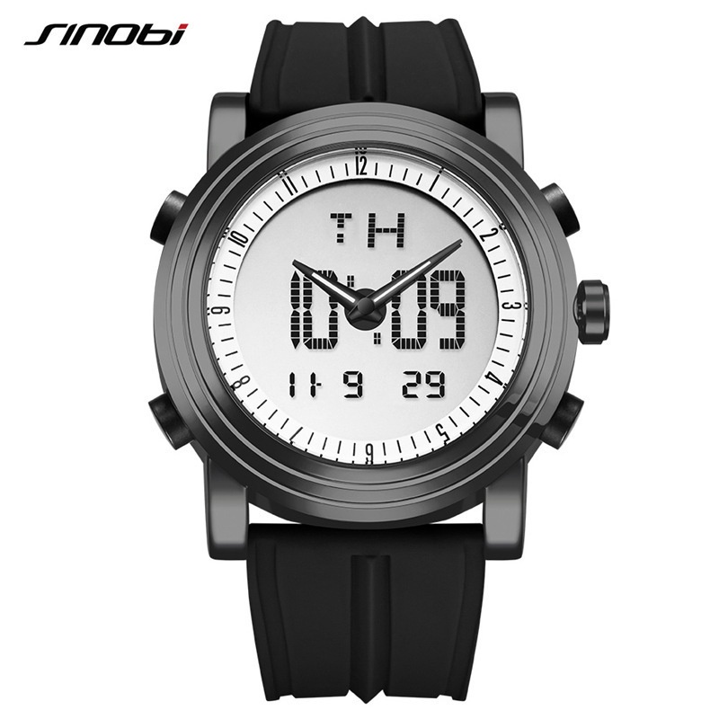 Đồng hồ điện tử SINOBI dây đeo silicon