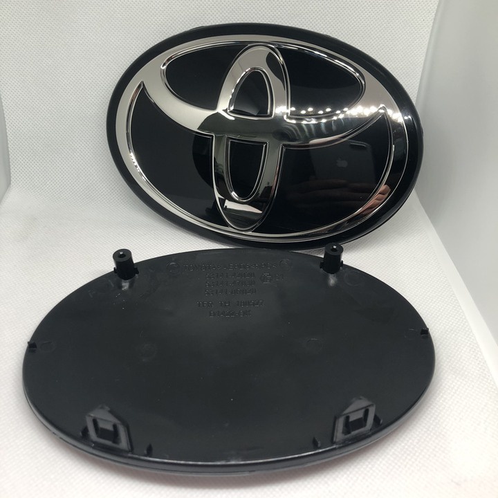 Logo biểu tượng trước xe hãng Toyota 16x11cm Nhựa PMMA phủ thủy tinh hữu cơ cao cấp - Mã: 160K