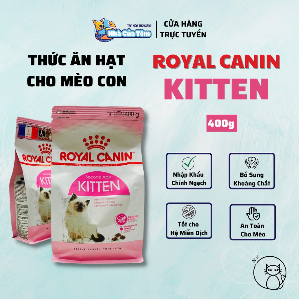 [400g] Hạt Royal Canin Kitten Cho Mèo Con