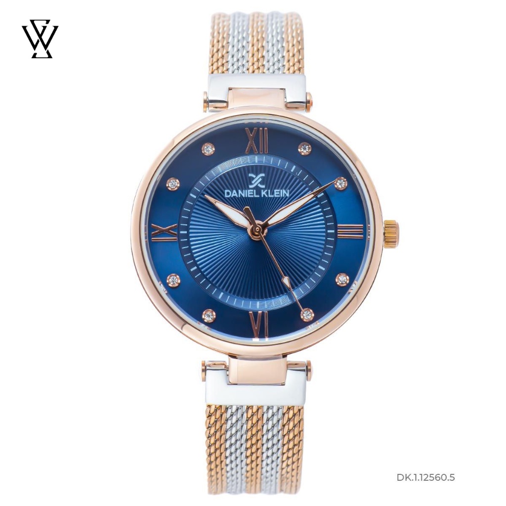 Đồng Hồ Quartz Nữ Daniel Klein WATCHSTORE DK.1.12560.5 Mặt Kính Khoáng 35mm, Dây Kim Loại, Vỏ Thép Không Gỉ