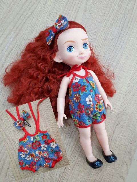 Set vải và phụ kiện may đồ búp bê