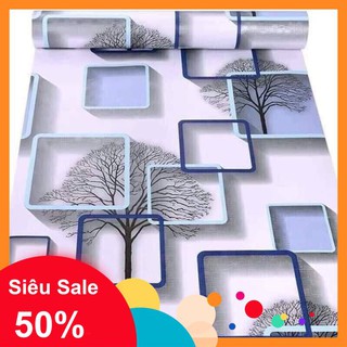 Decal Dán Tường Cuộn Cây Khô Xanh Siêu Đẹp