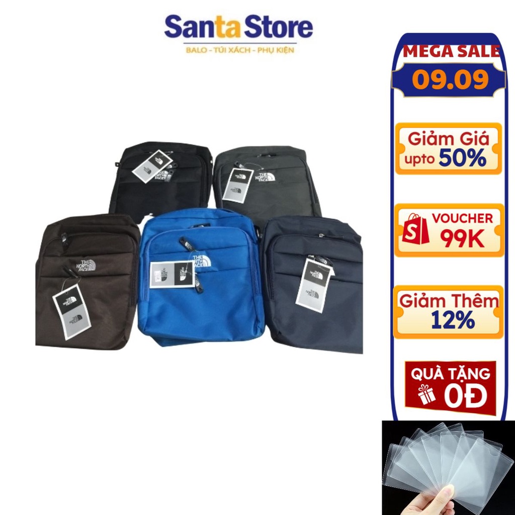 Túi đeo chéo TNF thời trang, nhiều ngăn, tiện ích, đựng điện thoại, ví tiền, sổ tay đeo vai đi chơi, du lịch SANTA STORE