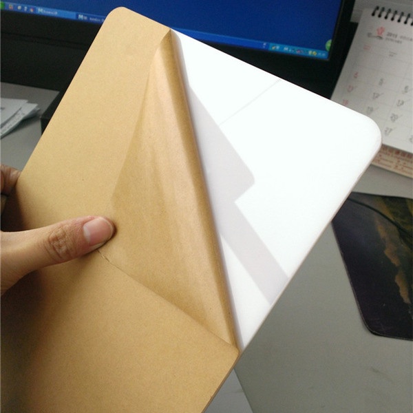 Tấm nhựa mica trắng sữa dày 2mm cắt laser được, milky white acrylic sheet