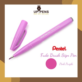 Bút brush viết calligraphy Pentel Sign Pen - Màu hồng tím (Pink Purple)