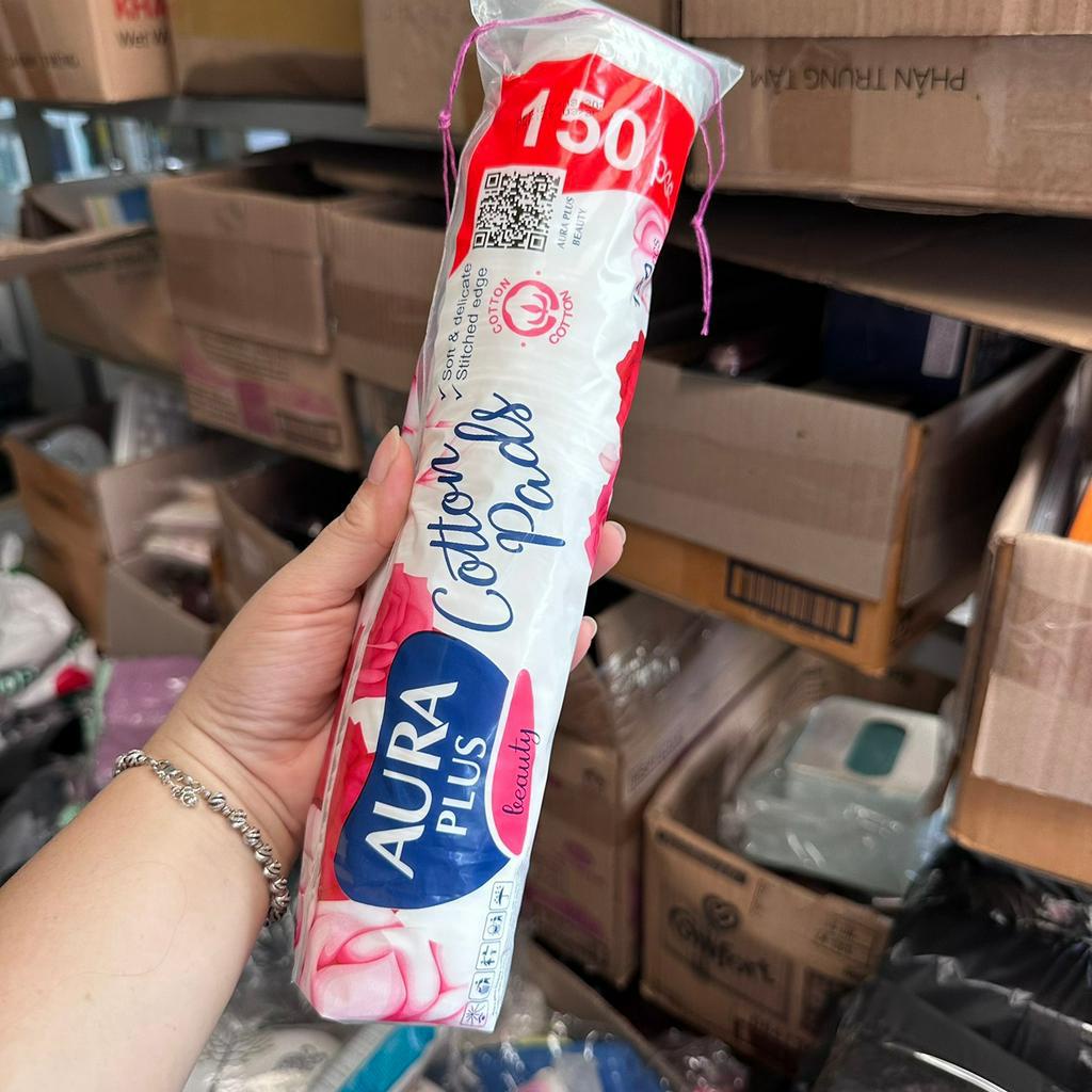 Bông tẩy trang Aura Plus 150 miếng / Ipek 150 miếng / Sweet Sense 120 miếng