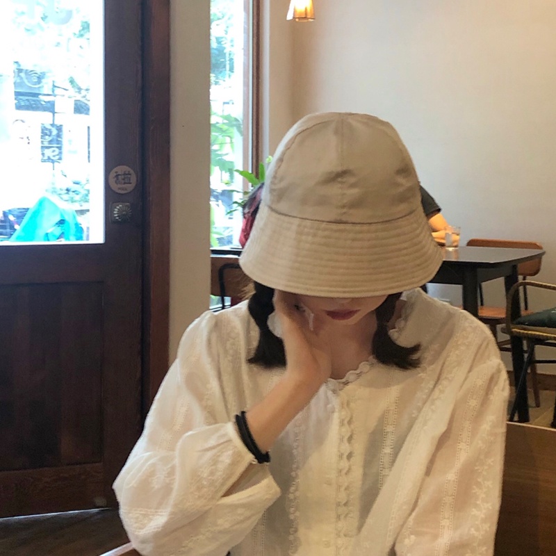 Mũ Tai Bèo Mỏng Màu Trơn Phù Hợp Cho Mùa Xuân Thu