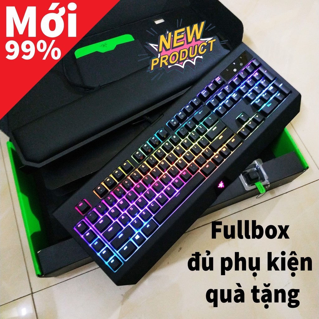 Razer Blackwidow Chroma v2 - Bán phím chuyên game pubg đỉnh cao hơn cả Fuhlen M87S 2nd