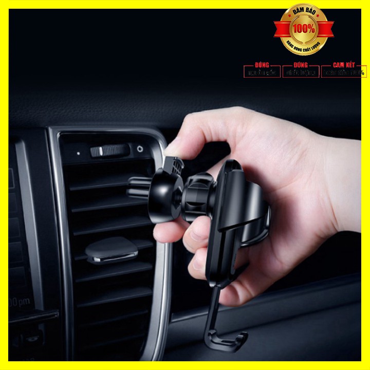 Giá đỡ điện thoại Baseus Gravity Car Holder gắn trên cửa gió điều hòa xe hơi, ô tô SUYL-01