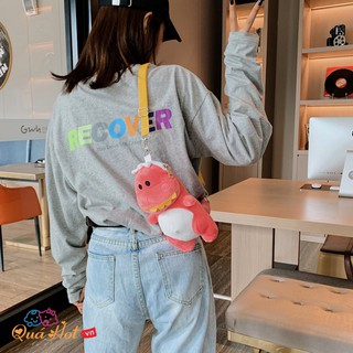 Túi Đeo Chéo Hình Khủng Long Con - Dễ Thương