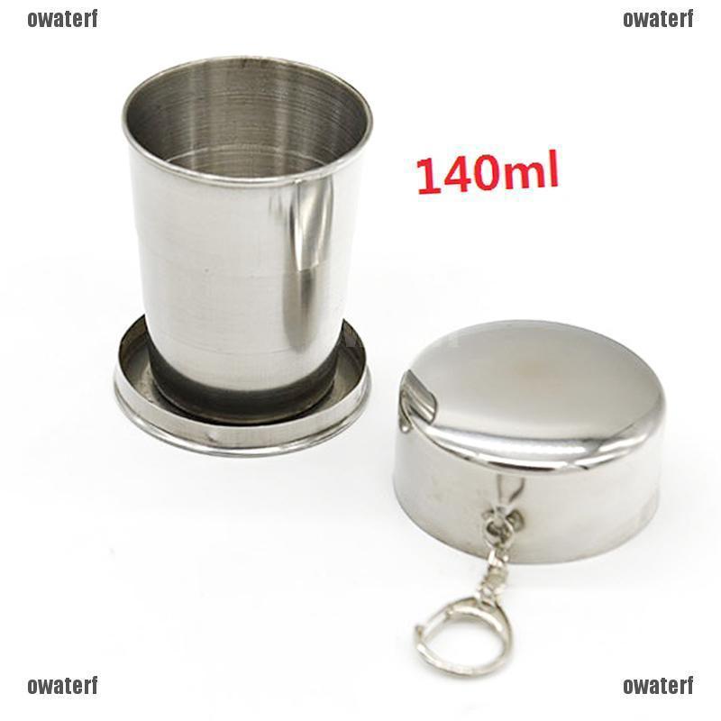 Ly uống nước inox gấp gọn 140ml