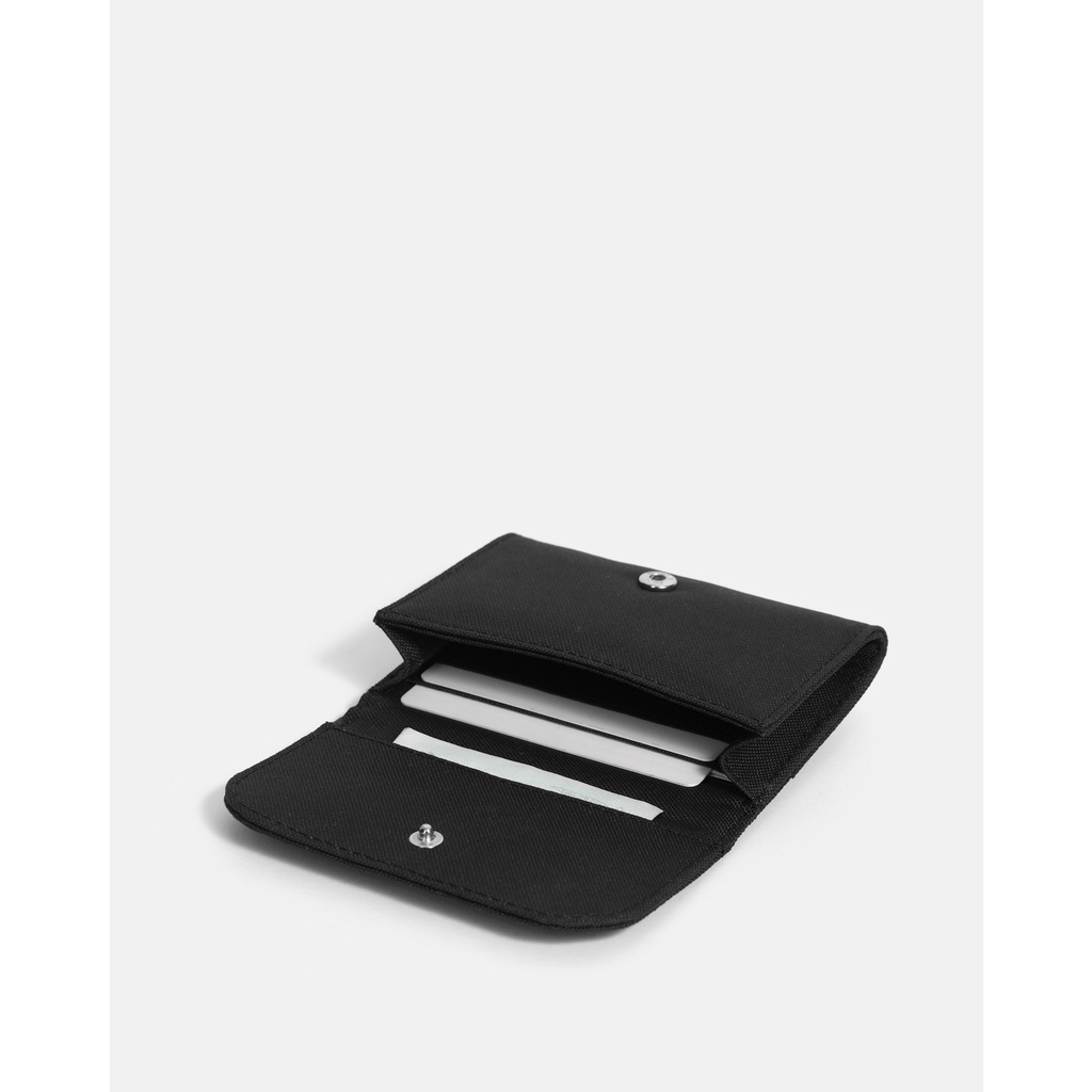 Ví vải card holder nữ gập đôi chất liệu vải Mladen 600D thương hiệu Leonardo