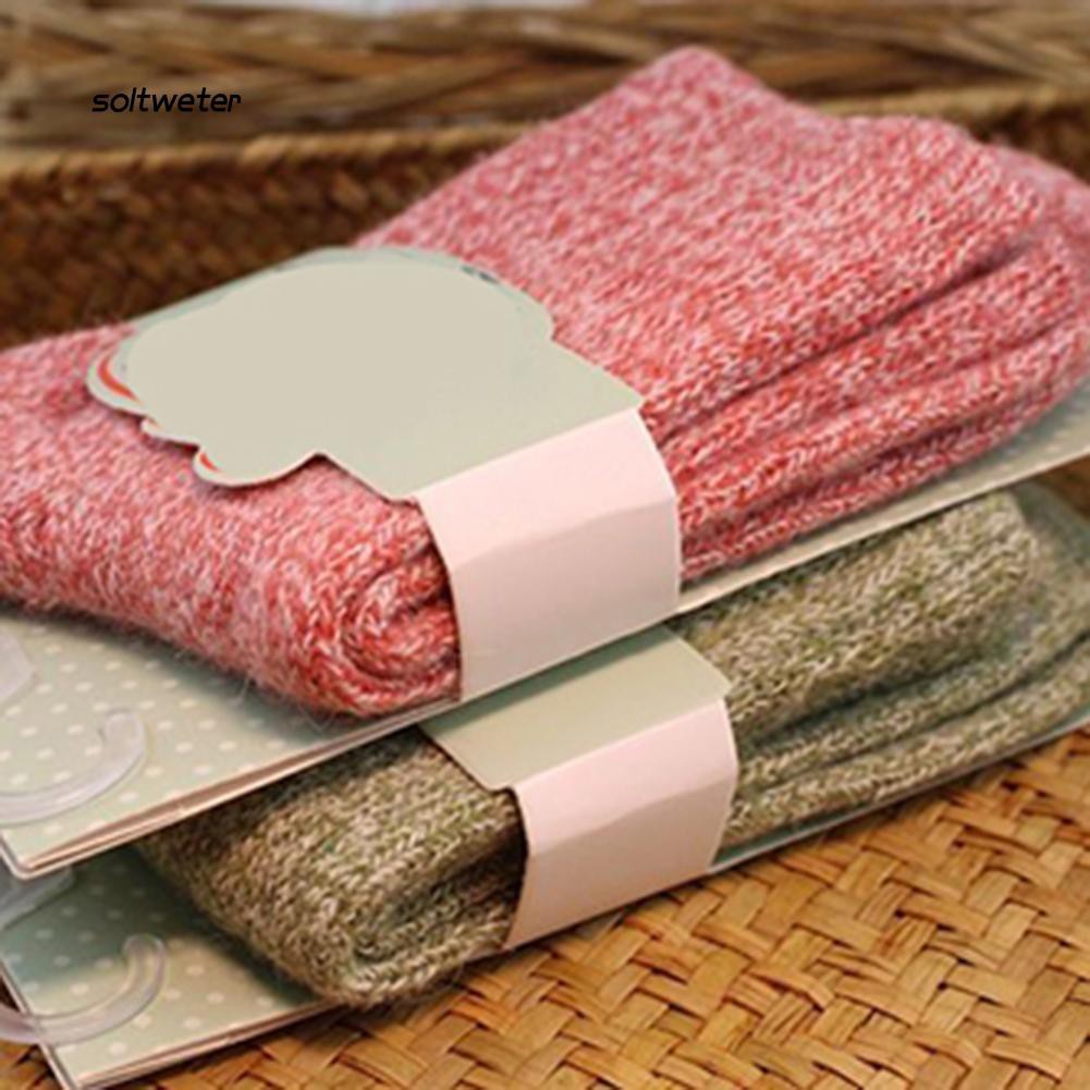 Bộ 5 đôi với vải sợi len ấm áp mùa đông dành cho nữ