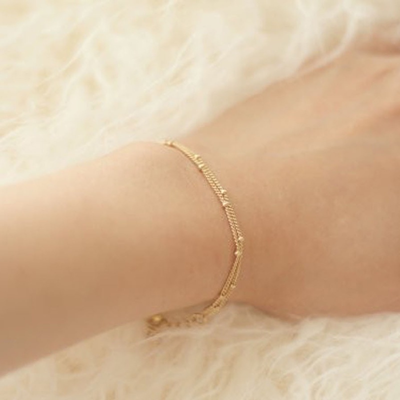 Vòng tay kim loại ZANZEA màu trơn thời trang cho nữ