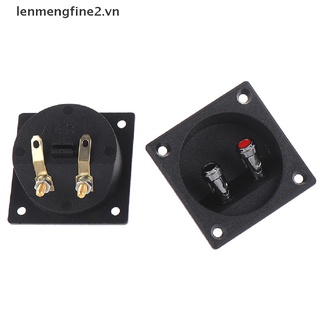 1Pc 50mm Round Cup Subwoofer Plug Car Stereo Speaker Box Terminal Connector